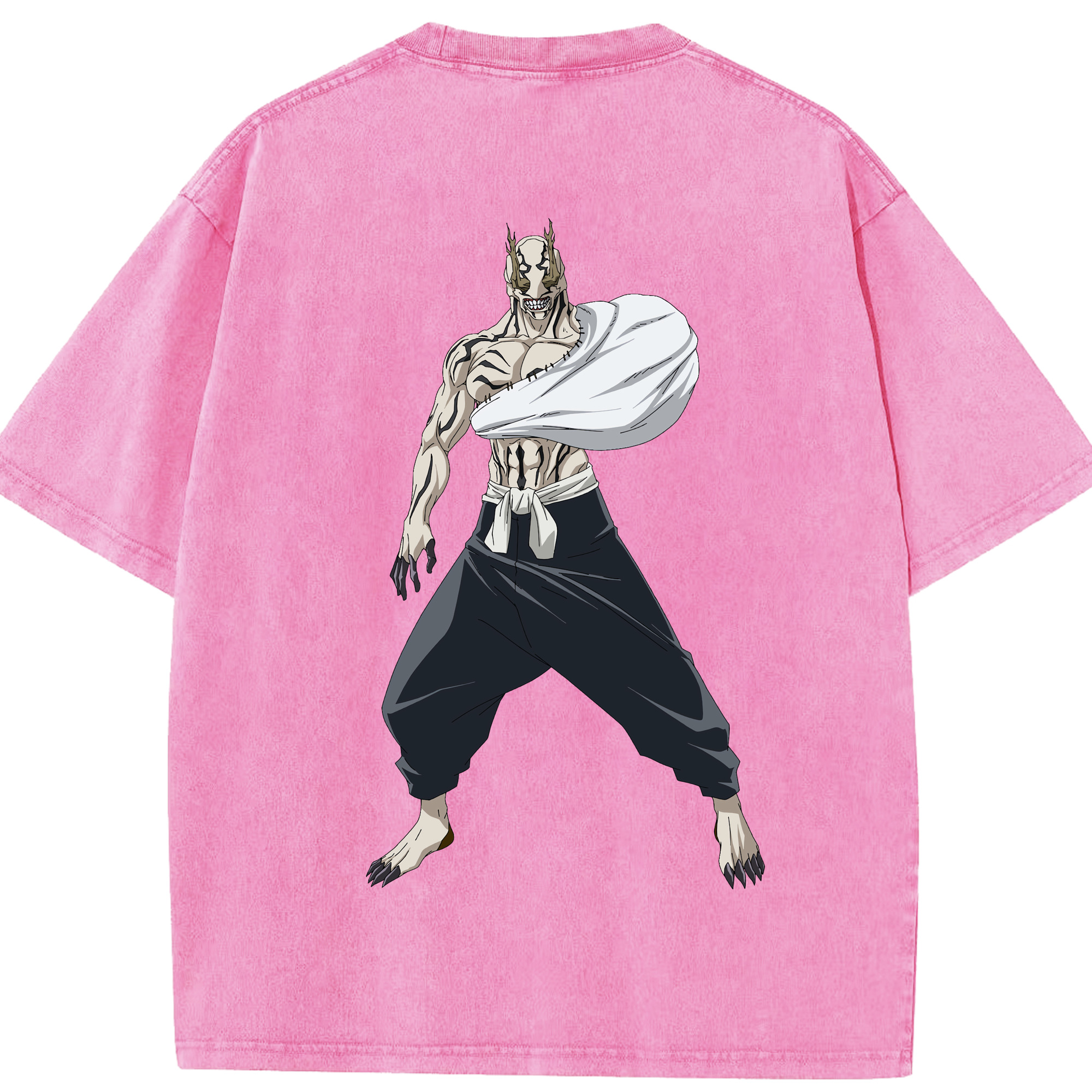 （画像用） 呪術廻戦 Jujutsu Kaisen 綿100% ヴィンテージ風 半袖Tシャツ（背面プリント）